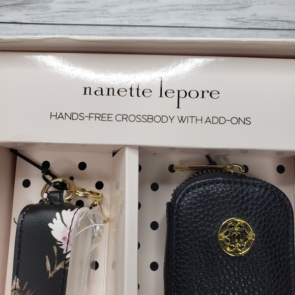 Nanette Lepore Vegan Leather Purse Tech Case Crossbody Bag NEW Gold Chic - Picture 7 of 7